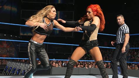 Becky Lynch Mickie James Vs Alexa Bliss Carmella SmackDown LIVE March WWE