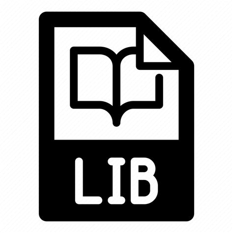 Extension Lib Format Book File Type Icon Download On Iconfinder
