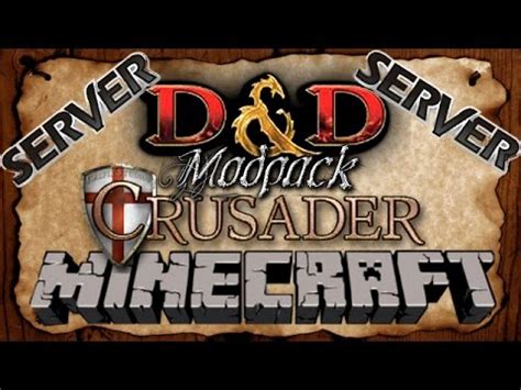 Find your favorite project for playing with your friends! Invite to Questville | Minecraft Modded RPG D&D Crusader ...
