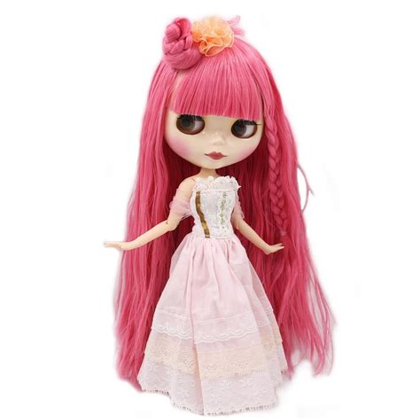 Factory Neo Blythe Doll Pink Hair Jointed Body 30cm Blythe Dolls Pink Hair Blythe