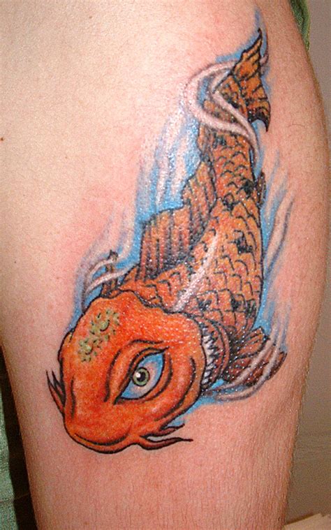 Orange japanese koi fish tattoo Cool koi fish tattoo - Tattoos Book - 65.000 Tattoos Designs