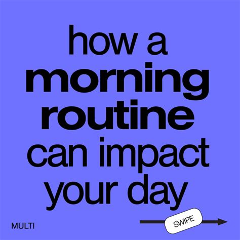 How A Morning Routine Can Impact Your Day Multi
