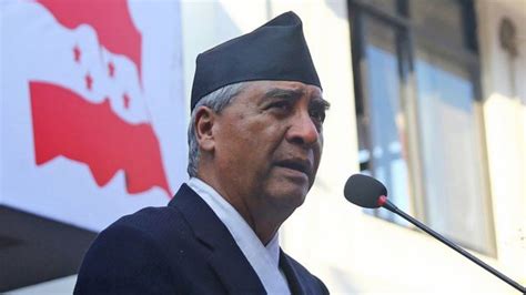 नेपाली कांग्रेस सभापति देउवाद्वारा मतदान