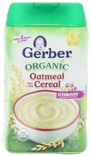 Gerber Organic Oatmeal Single Grain Cereal Ebay