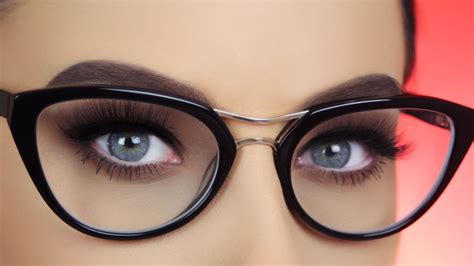 Makeup Tutorial For Glasses Wearers Макияж Очки