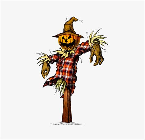Scary Scarecrow Clip Art