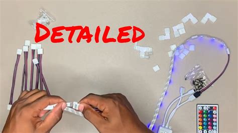 How many leds can you run in a parallel circuit? How to connect daybetter LED strips - YouTube
