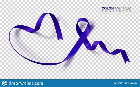 Colon cancer (bowel cancer) facts. Colon Cancer Awareness Month. Dark Blue Color Ribbon ...