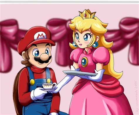 Mario X Peach By Coconcrash On Deviantart