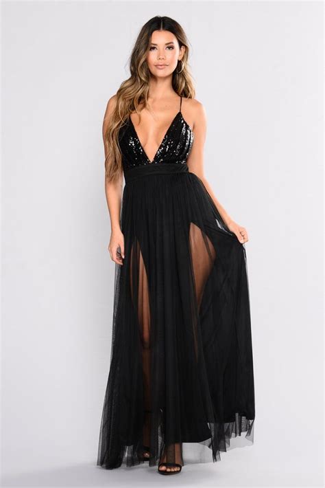 Sophisticated Fun Sequin Dress Black Bm Dresses Best Prom Dresses