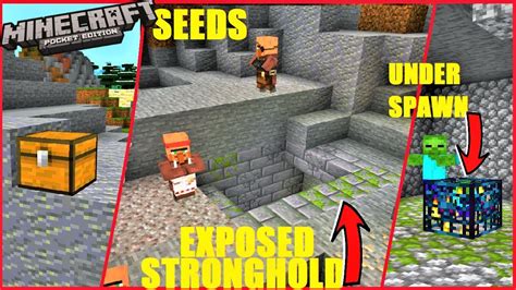 Minecraft Bedrock Edition Exposed Stronghold And Treasure Survival