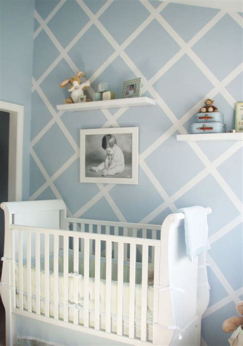 Design Reveal Modern Baby Blue Baby Room Decor Nursery Design