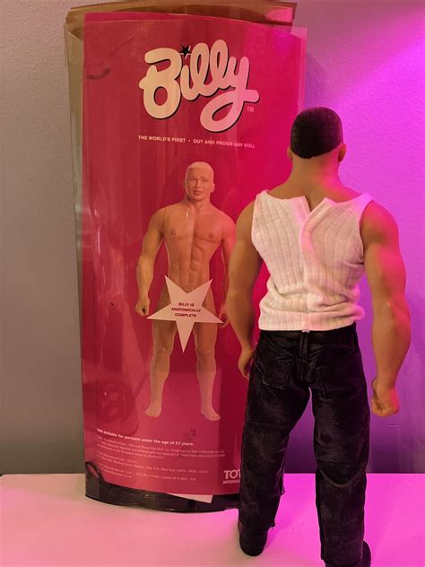 Adult Gay Brunette Muscle Billy Totem Fashion Doll Leather Pants Carlos