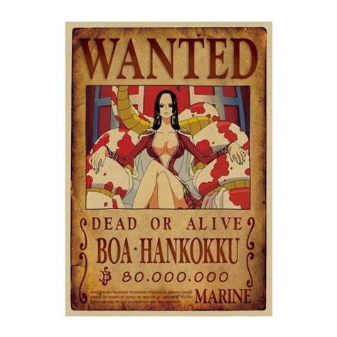 One Piece Wanted Poster Boa Hancock Bounty Cospicky