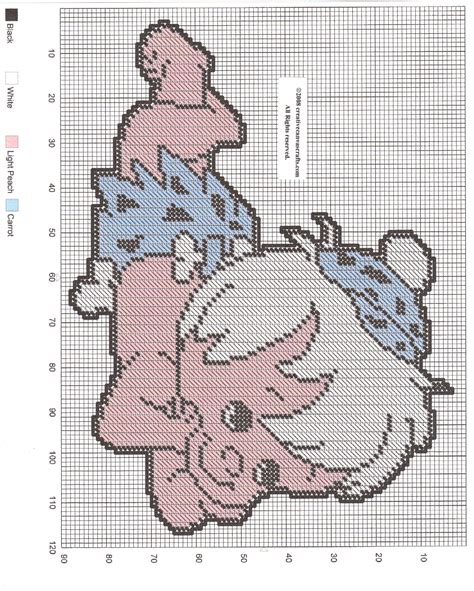 Pebbles Flintstone Silhouette Cross Stitch Pattern In Pdf Artofit