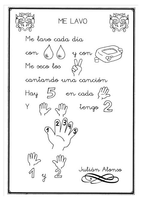 Poemas Con Rimas Para Niños De Preescolar Ejemplo De Rimas Cortas