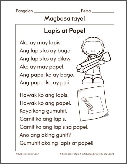 Pagbasa Sa Filipino Grade 2 Worksheets Worksheet Resume Examples