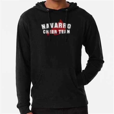 navarro cheer team lightweight hoodie for sale by doodle189 redbubble