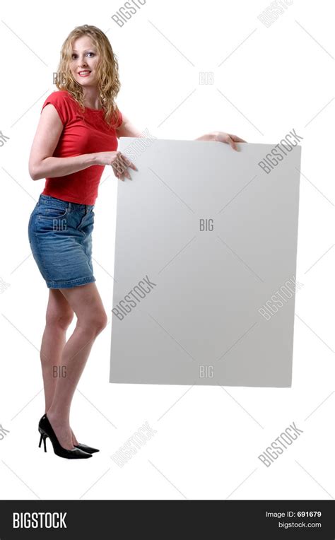 Sexy Woman Holding Image Photo Free Trial Bigstock