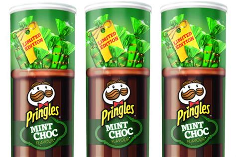 Pringles Mint Choc And Sweet Cinnamon In Uk This Christmas