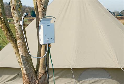 Portable Gas Powered Shower For Camping Glamping Bell Tent Uk