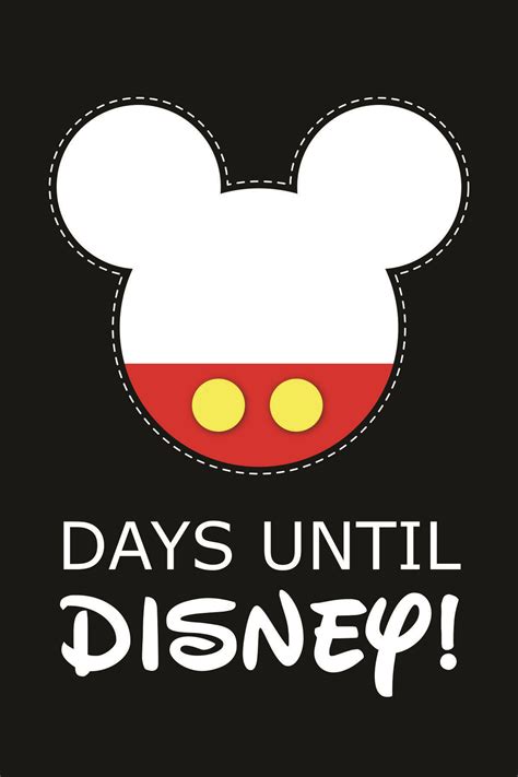 Diy Printable Disney Countdown Disney Countdown Calendar Disney