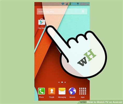 Watch tv app opens your browser and connects you to online database of tv channels that allows you to watch tv on your android mobile device. 5 Ways to Watch TV on Android - wikiHow