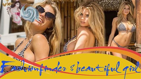 Hot Girl Charlotte Mckinney Slips Into Leopard Bikini In Ibiza Youtube