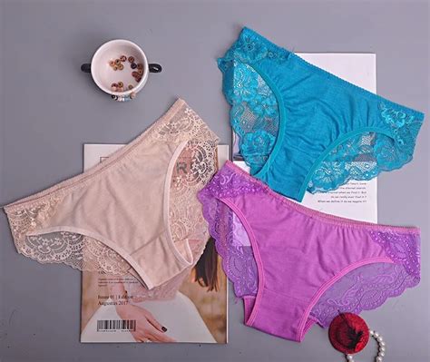 Colorful Womens Sexy Lace Thongs G String Underwear Panties Briefs For