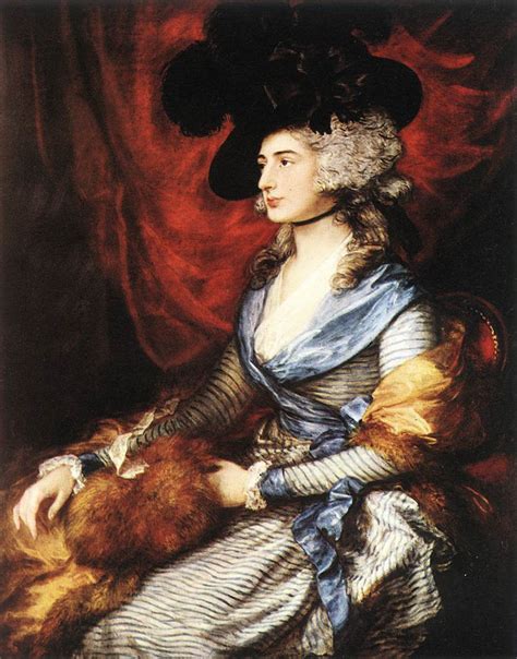 Mrs Sarah Siddons 1785 Painting Thomas Gainsborough Oil Paintings