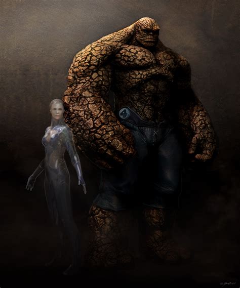 Jerad S Marantz Fantastic 4 Thing Concept Art