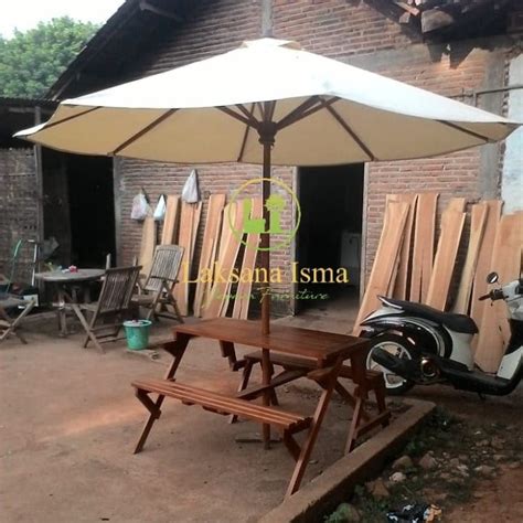 Ideal untuk ruangan yang lebih sempit, meja makan lipat persegi sangat berguna saat anda memiliki keterbatasan ruang. Jual Meja Kursi Makan Payung Bangku Lipat Cafe Taman ...
