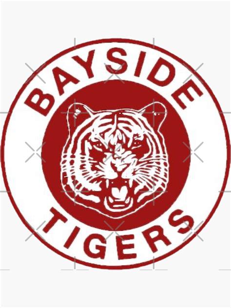 Bayside High School Tigers Logo Saved By The Bell Sticker For Sale By
