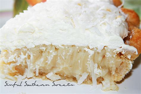 And by mean, i mean scrumptious. Sinful Southern Sweets: Coconut Cream Pie