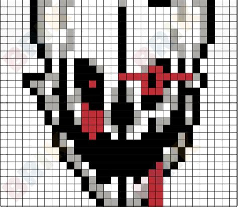 Pixel Art Grid Creepy Pixel Art Grid Gallery