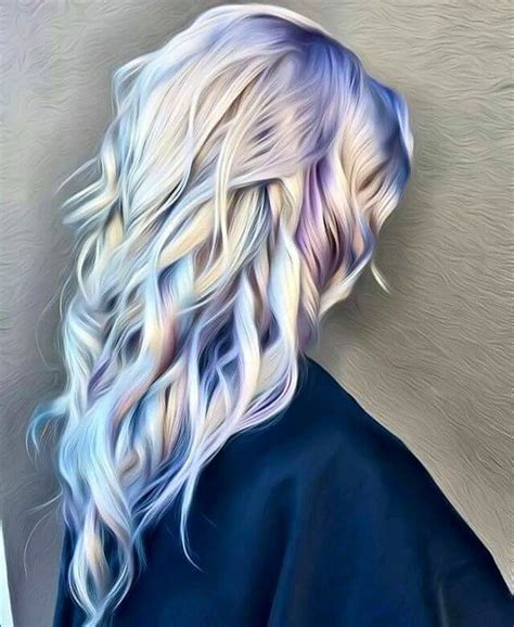 Platinum Blonde Hair With Blue And Purple Hair We Go Again Pinterest