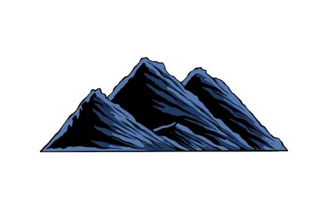 Premium Vector Mountain Hill Clipart