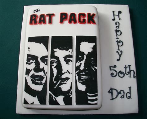 The Rat Pack Birthday Cake