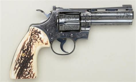 Colt Python 357 Magnum 4revolver Blue Finish Shipped To Nelson