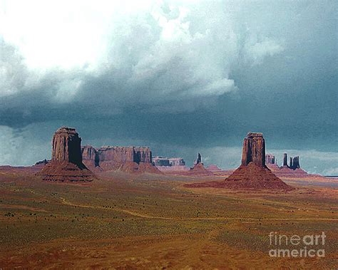 Monument Valley Storm Approaching Photograph By Merton Allen