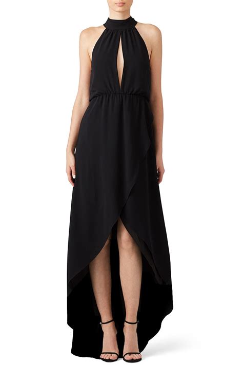 Black Halter Maxi By Saylor For 25 Rent The Runway