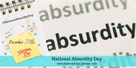 Its National Absurdity Day Kpat