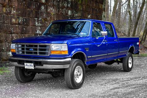 One Owner 1997 Ford F 350 4x4 Diesel 5 Speed For Sale On Bat Auctions