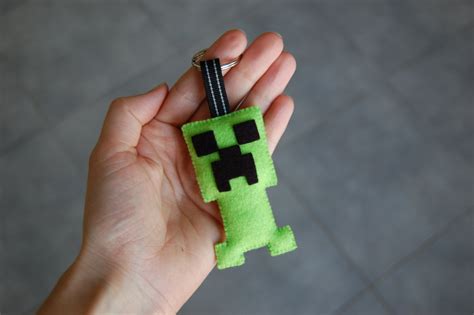 Minecraft Creeper Plush Keyring Keychain Backpack Charm