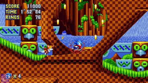 This is the introductory stage of the game, and if it seems familiar, that's because it was the very first act of the very first game in the sonic series. Sonic Mania - Green Hill Zone Act 2 + Special Stage + Boss ...