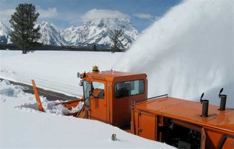 Along The Gradyent Snow Removal Opening The Parks