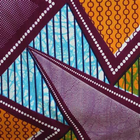 African Wax Prints Are Known For Their Vibrant Colors And Bold Designs