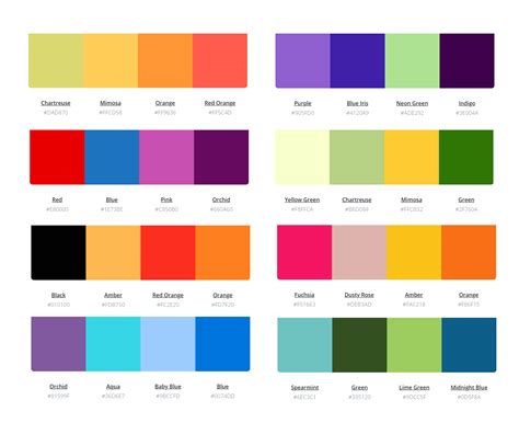 The Ultimate Color Combinations Cheat Sheet To Inspire