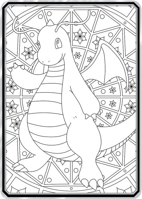 Printable Pokemon Card Coloring Pages Coloring My Page