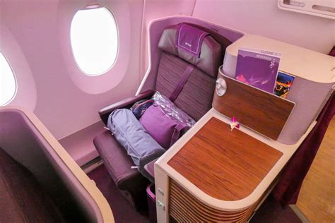 Thai Airways Airbus A Business Class From Brussels To Bangkok